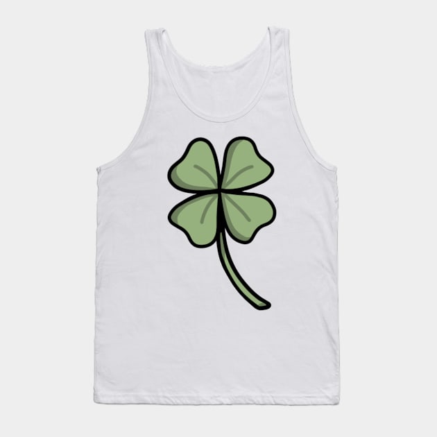 Four Leaf Clover Tank Top by Reeseworks